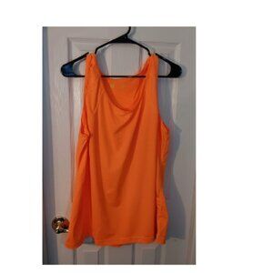 Bight orange Xersion quick dry tank top. Women's 2 XL